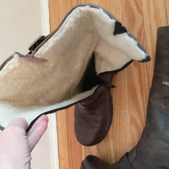 Rieker Sybille 85 Leather,‎ Wool Lined, Water resistant boot - Picture 8 of 12